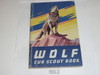 1957 Wolf Cub Scout Handbook, 12-57 Printing, used