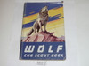 1956 Wolf Cub Scout Handbook, 9-56 Printing, used