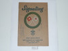 Signaling Merit Badge Pamphlet, Type 3, Tan Cover, 1926 Printing