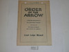 Local Lodge Manual, Order of the Arrow, 11-1945 Printing
