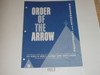 1961 Order of the Arrow Equipment and Accessories Catalog