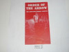 Order of the Arrow Brochure, 1961, 5-61 Printing