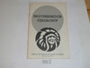 Brotherhood Ceremony Manual, Order of the Arrow, 1980, 5-80 Printing