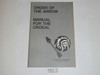 Ordeal Ceremony Manual, Order of the Arrow, 1983 Printing