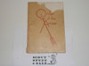 1948 Order of the Arrow Handbook, 8-48 Printing, Upper Right of Top Cover Missing