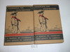 1945 Handbook For Scoutmasters, Third Edition, RARE Matched Pair, Vol 1 is Thirteenth printing (10-45) & Vol 2 is Eleventh printing (12-45), Both in MINT Condition