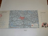 1957 National Jamboree Map and Who I Met at the Jamboree Memento