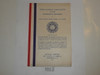 1937 National Jamboree Grand National Convocation Program