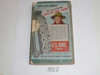 1946 Boy Scout Handbook, Fourth Edition, Thirty-ninth Printing, Norman Rockwell Cover, heavy cover spine and page wear