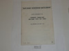 1963 Boy Scout Handbook Supplement, Realigned Boy Scout Requirements, 5-63 printing
