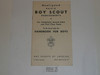 1947 Boy Scout Handbook Supplement, Realigned Boy Scout Requirements, 1-47 printing