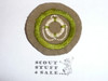 Lifesaving - Type B - Wide Crimped Bdr Tan Merit Badge (1934-1935), was sewn but in very good condition