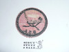 RoadRunner Patrol Medallion, Red Twill with gum back, 1955-1971