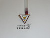 Nentico O.A. Lodge #12 Pin with white background - Scout