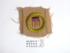 Woodwork (stool) - Type A - Square Tan Merit Badge (1911-1933), used