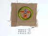 Wood Carving - Type A - Square Tan Merit Badge (1911-1933), lt use