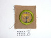 Weather - Type A - Square Tan Merit Badge (1911-1933), near mint