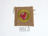 Poultry Keeping - Type A - Square Tan Merit Badge (1911-1933), lt use