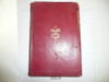 1916 Boy Scout Handbook, Second Edition, Fourteenth Printing, Red Leather binding, some cover and spine wear