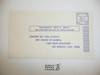 1960's CBAC Return Envelope