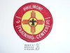 Philmont Scout Ranch, Training Center Patch, 75 mm. Yellow Background