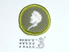 Sculpture - Type F - Rolled Edge Twill Merit Badge (1961-1968)