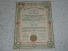 1928 Boy Scout Troop Charter, 5 year Veteran Troop