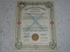 1925 Boy Scout Troop Charter, 10 year Veteran Troop, Notice that the Honorary President and Vice President have been scratched out and new names added due to new officers