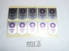 1971 World Jamboree 10 Purple small Stickers