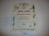 1982 Wood Badge Training Certificate, Presented