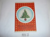 1950's Boy Scout Christmas Card with Christmas Tree on the Front, with Envelope