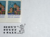 Onward for God and Country perforated gummed seal/stamp