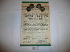 1947 Troop Leaders Warrant Certificate, presented