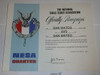 1980 National Eagle Scout Association Charter, San Mateo