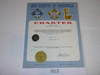 1974 Boy Scout Troop Charter, December, 25 year Veteran Troop