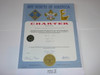 1973 Boy Scout Troop Charter, May, 10 year Veteran Troop