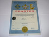 1972 Boy Scout Troop Charter, December, 25 year Veteran Troop