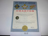 1970 Boy Scout Troop Charter, January, 25 year Veteran Troop