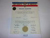 1965 Boy Scout Troop Charter, May, 25 year Veteran Troop