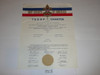 1962 Boy Scout Troop Charter, October