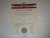 1959 Boy Scout Troop Charter, October