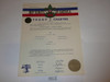 1956 Boy Scout Troop Charter, February, 40 year Veteran Troop