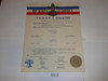 1953 Boy Scout Troop Charter, February