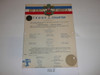 1952 Boy Scout Troop Charter, October, 25 year Veteran Troop
