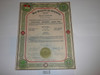 1944 Boy Scout Troop Charter, October