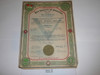 1944 Boy Scout Troop Charter, February, 5 year Veteran Troop, CA