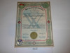 1942 Boy Scout Troop Charter, March, 15 year Veteran Troop