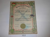 1943 Boy Scout Troop Charter, April, 10 year Veteran Troop