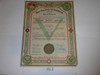 1941 Boy Scout Troop Charter, April, 5 year Veteran Troop