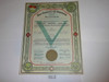 1939 Boy Scout Troop Charter, April, 5 year Veteran Troop